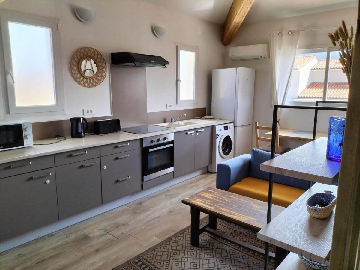 "Les Bambous" Studio Cosy Climatise Au Calme De 37 M2 Parking Gratuit A Argeles Sur Mer Exteriör bild