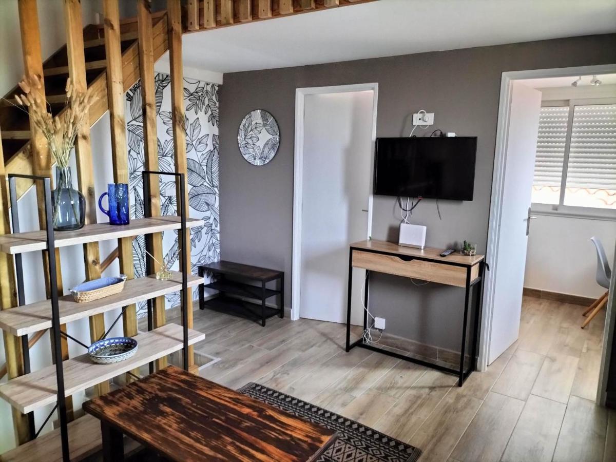 "Les Bambous" Studio Cosy Climatise Au Calme De 37 M2 Parking Gratuit A Argeles Sur Mer Exteriör bild